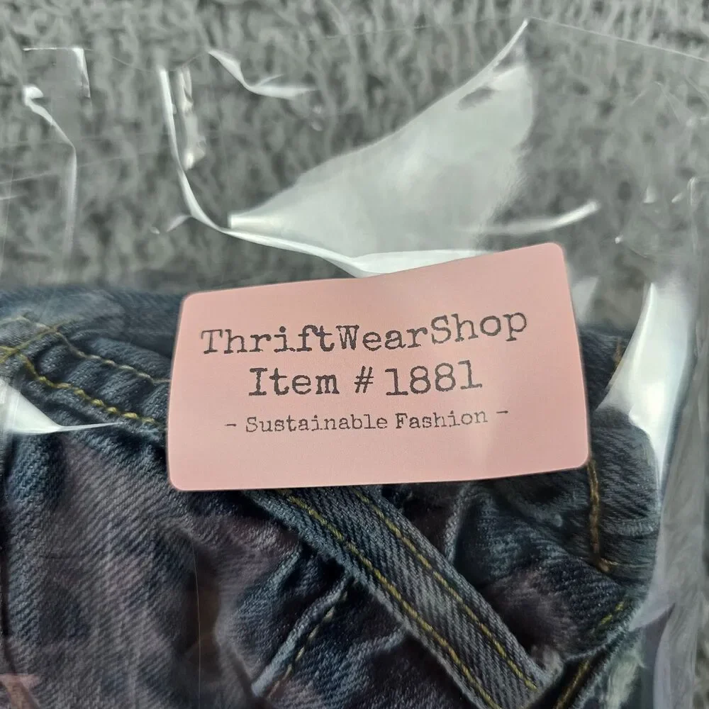 American Eagle Jeans Mens 30x28 Relaxed Straight Distressed Whiskering Faded